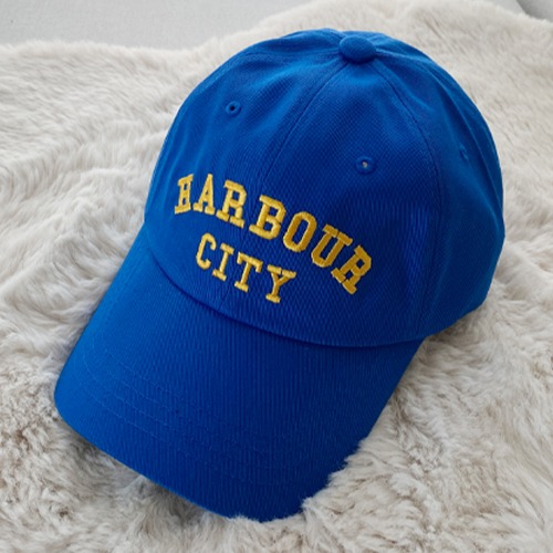 YB330 블루컬러 볼캡 야구모자 사이즈조절 되는 남여공용 4계절 모자
