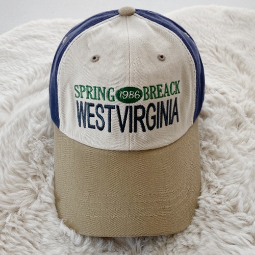 YB340 버지니아 투톤 볼캡 야구모자 사이즈조절 되는 남여공용 4계절 모자